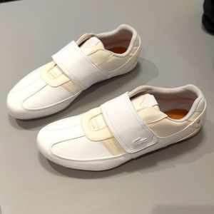 New Lascoste Men White Shoes